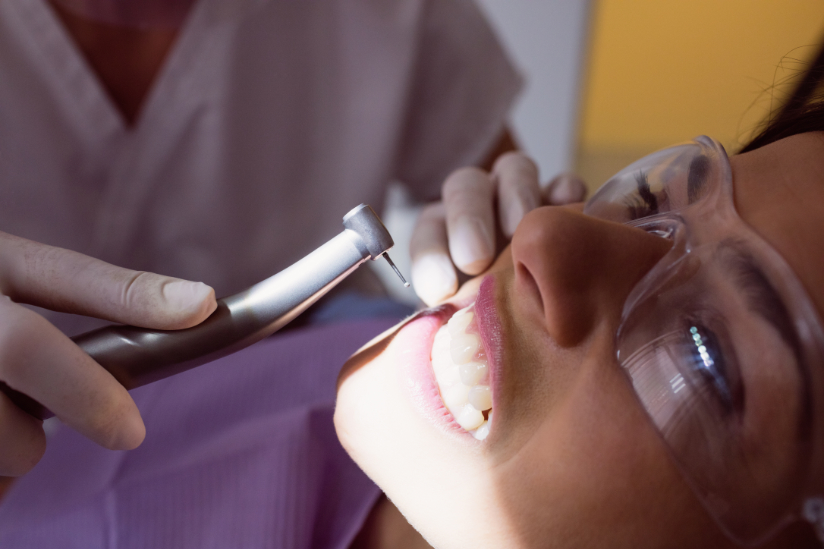 Dental scale and polish procedure